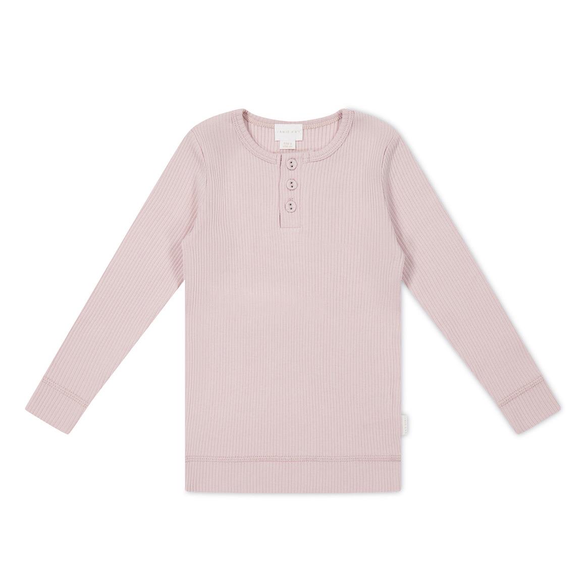 Jamie Kay Organic Cotton Modal Long Sleeve Henley 3-6Y